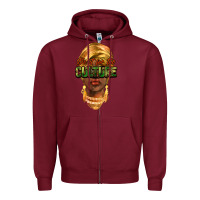 Burgundy Do it for the culture Zipper Hoodie - HowdyJamesFarm