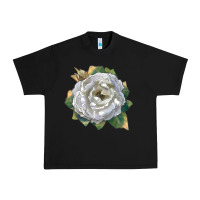 Black Pillow Fight Rose Urban Heavy Tee - LillyAllenDesigns