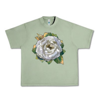 Oil Green Pillow Fight Rose Urban Heavy Tee - LillyAllenDesigns