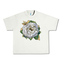 Pistachio Pillow Fight Rose Urban Heavy Tee - LillyAllenDesigns