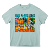 Just A Girl Who Loves Fall Heavy Core Tee | Teevron