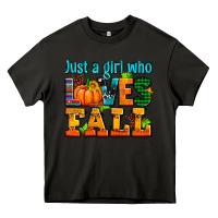 Asphalt just a girl who loves fall Heavy Core Tee - AdoDesignShop