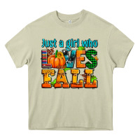 Mossy just a girl who loves fall Heavy Core Tee - AdoDesignShop