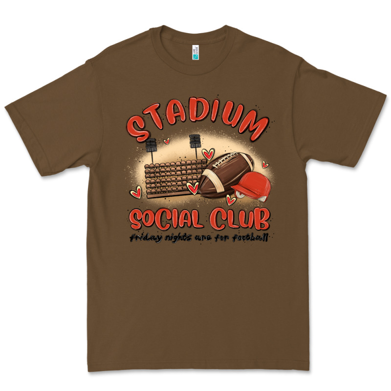 Stadium Social Club Football Premium Tee by MaliasSmallBusiness | Teevron