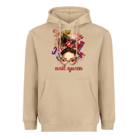 Mushroom nail queen messy bun with crown bbs Heavyweight Hoodie - BundleAndBundleShop