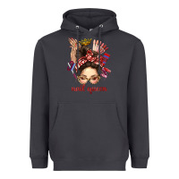 Smoke nail queen messy bun with crown bbs Heavyweight Hoodie - BundleAndBundleShop