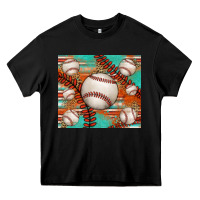 Black baseball turquoise serape glitter tumbler Heavy Core Tee - Jasminsmagicworld