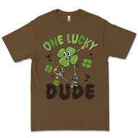 Cacao one lucky dude Premium Tee - MaliasSmallBusiness