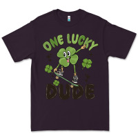 Plum one lucky dude Premium Tee - MaliasSmallBusiness
