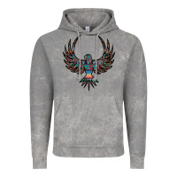 Cloud Rock aztec leopard thunderbird Vintage Hoodie - RanaPortraitStore