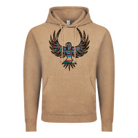 Vintage Coffee aztec leopard thunderbird Vintage Hoodie - RanaPortraitStore