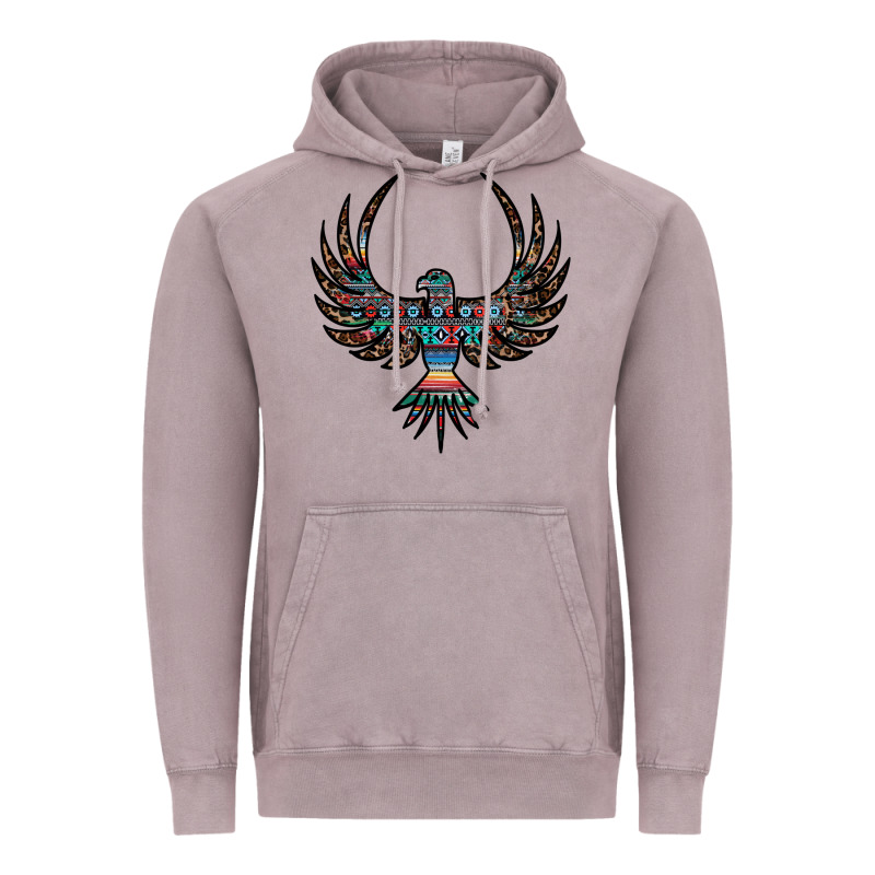 Aztec Leopard Thunderbird Vintage Hoodie by RanaPortraitStore | Teevron