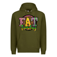 Army Green mardi gras fat tuesday Premium Hoodie - OliviaCreatesArt
