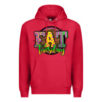 Cardinal mardi gras fat tuesday Premium Hoodie - OliviaCreatesArt