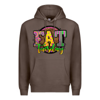 Coffee mardi gras fat tuesday Premium Hoodie - OliviaCreatesArt