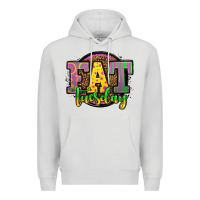Dove Grey mardi gras fat tuesday Premium Hoodie - OliviaCreatesArt