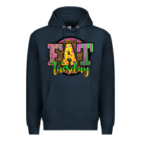 Navy mardi gras fat tuesday Premium Hoodie - OliviaCreatesArt