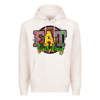Pale Pink mardi gras fat tuesday Premium Hoodie - OliviaCreatesArt