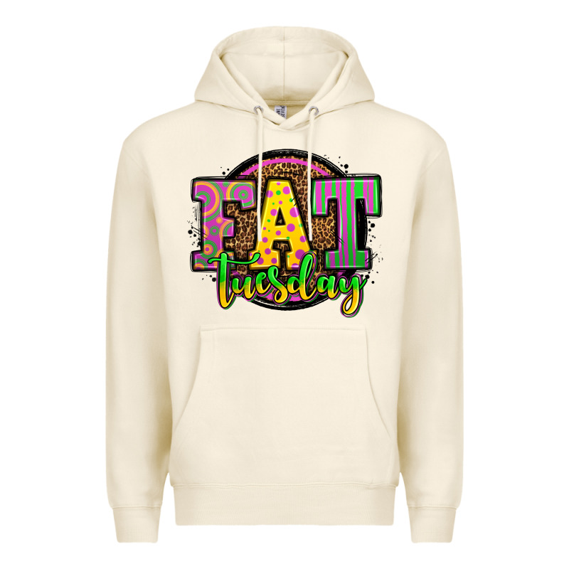 Mardi Gras Fat Tuesday Premium Hoodie by OliviaCreatesArt | Teevron