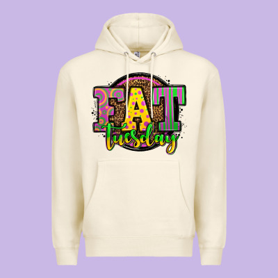 Mardi Gras Fat Tuesday Premium Hoodie Designed By Oliviacreatesart