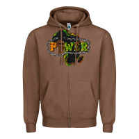 Chestnut Power Black History Zipper Hoodie - HowdyJamesFarm