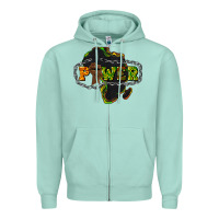 Seafoam Power Black History Zipper Hoodie - HowdyJamesFarm