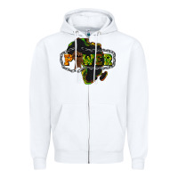 White Power Black History Zipper Hoodie - HowdyJamesFarm