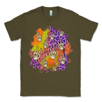 Army Green halloween patch Classic Tee - BundleAndBundleShop