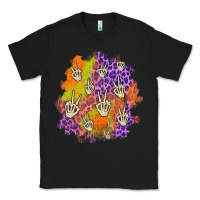 Black halloween patch Classic Tee - BundleAndBundleShop
