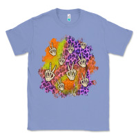 Colony Blue halloween patch Classic Tee - BundleAndBundleShop