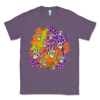 Lavender halloween patch Classic Tee - BundleAndBundleShop