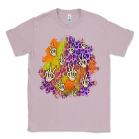 Lilac halloween patch Classic Tee - BundleAndBundleShop