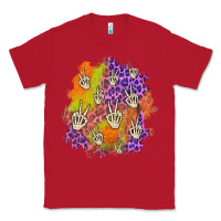 Red halloween patch Classic Tee - BundleAndBundleShop
