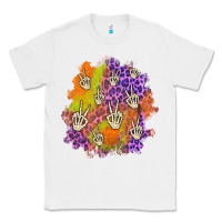 White halloween patch Classic Tee - BundleAndBundleShop