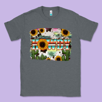 Howdy Serape And Sunflower Classic Tee Designed By Ranaportraitstore