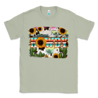 Matcha Howdy Serape And Sunflower Classic Tee - RanaPortraitStore