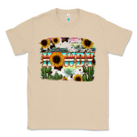 Mushroom Howdy Serape And Sunflower Classic Tee - RanaPortraitStore