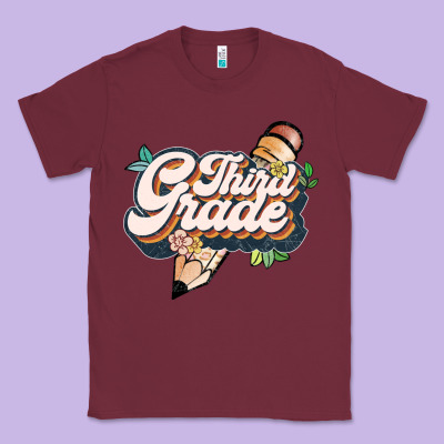 Third Grade Classic Tee Designed By Jahusdesignshop