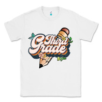 White third grade Classic Tee - JahusDesignShop