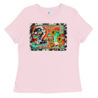 Bubblegum Pink western back to school 2nd grade 2 Ladies Tee - Jasminsmagicworld
