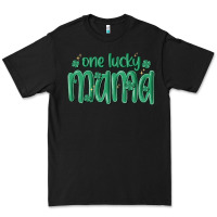 Black one lucky mama Premium Tee - MaliasSmallBusiness
