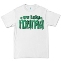 White one lucky mama Premium Tee - MaliasSmallBusiness