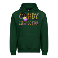 Forest Green Candy Inspector Urban Hoodie - CowhideDigitalArt