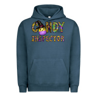 Pigment Midnight Navy Candy Inspector Urban Hoodie - CowhideDigitalArt