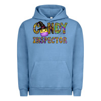 Pigment Pebble Blue Candy Inspector Urban Hoodie - CowhideDigitalArt