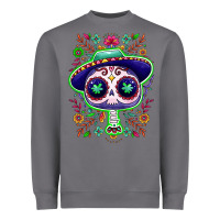 Storm Mexican Day of dead sugar skull Heavyweight Sweatshirt - NancyCooperArtShop