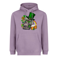 Lavender St Patrick's Day boho skull Heavyweight Hoodie - FaDigitalArtStudio