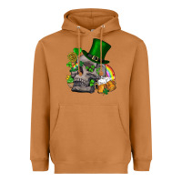 Meerkat St Patrick's Day boho skull Heavyweight Hoodie - FaDigitalArtStudio