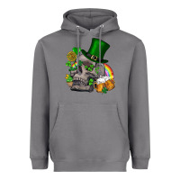 Storm St Patrick's Day boho skull Heavyweight Hoodie - FaDigitalArtStudio