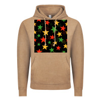 Vintage Coffee african color stars seamless pattern Vintage Hoodie - BundleAndBundleShop